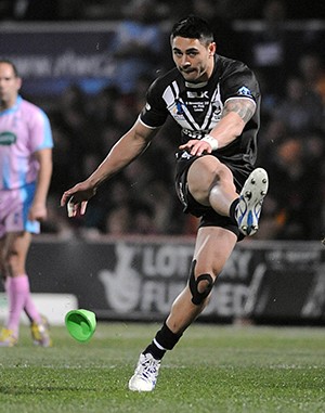 Shaun Johnson is one of the best kickers in the NRL. ©RLphotos.com