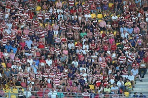 Wigan Warriors fans out in force last year. ©RLphotos