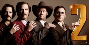 Walmsley enjoyed Anchorman 2 but thought it was 'random'.