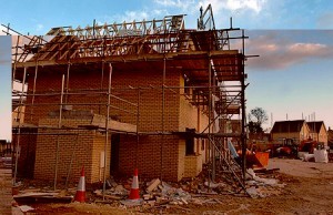 Where Cockayne started his working life - the building site.