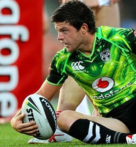 Chad Townsend was New Zealand's stand-out player. Here he is scoring their first try. ©Photosport