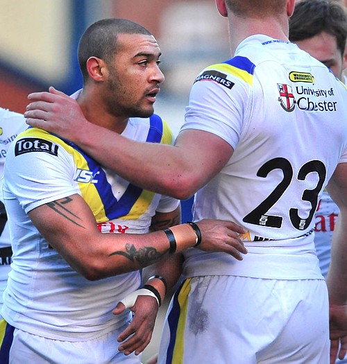 Penny in his first game of his second Warrington spell. ©RLPhotos