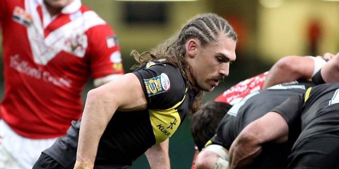 Jarrod Sammut, now at London, in action for Crusaders. ©RLPhotos