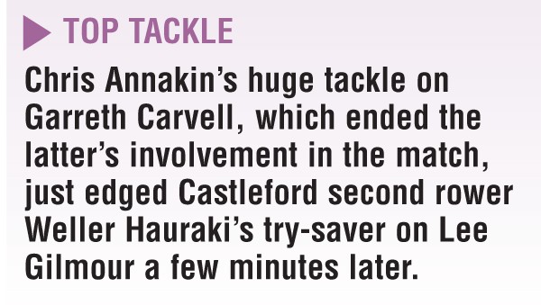 Hodgson's top tackle - click to read a high resolution version of the match report