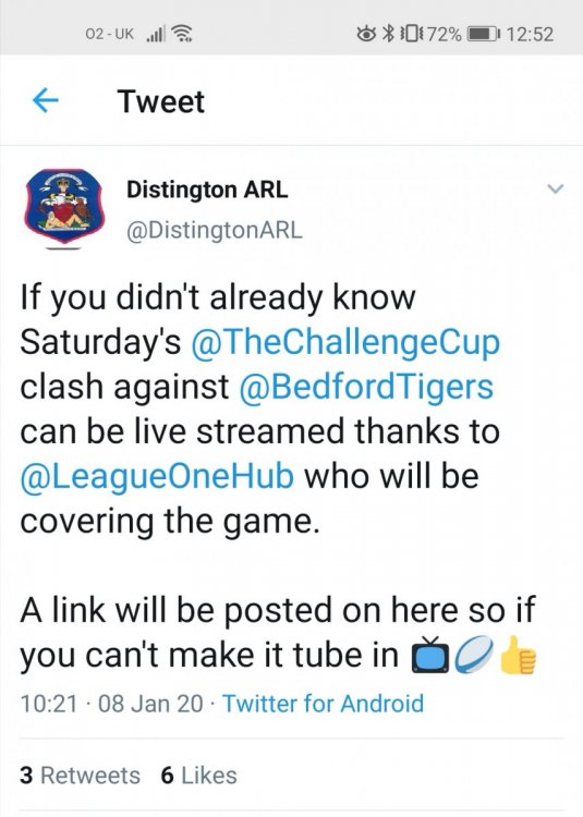 Distington vs Bedford Tigers - Workington Town - Total Rugby League ...