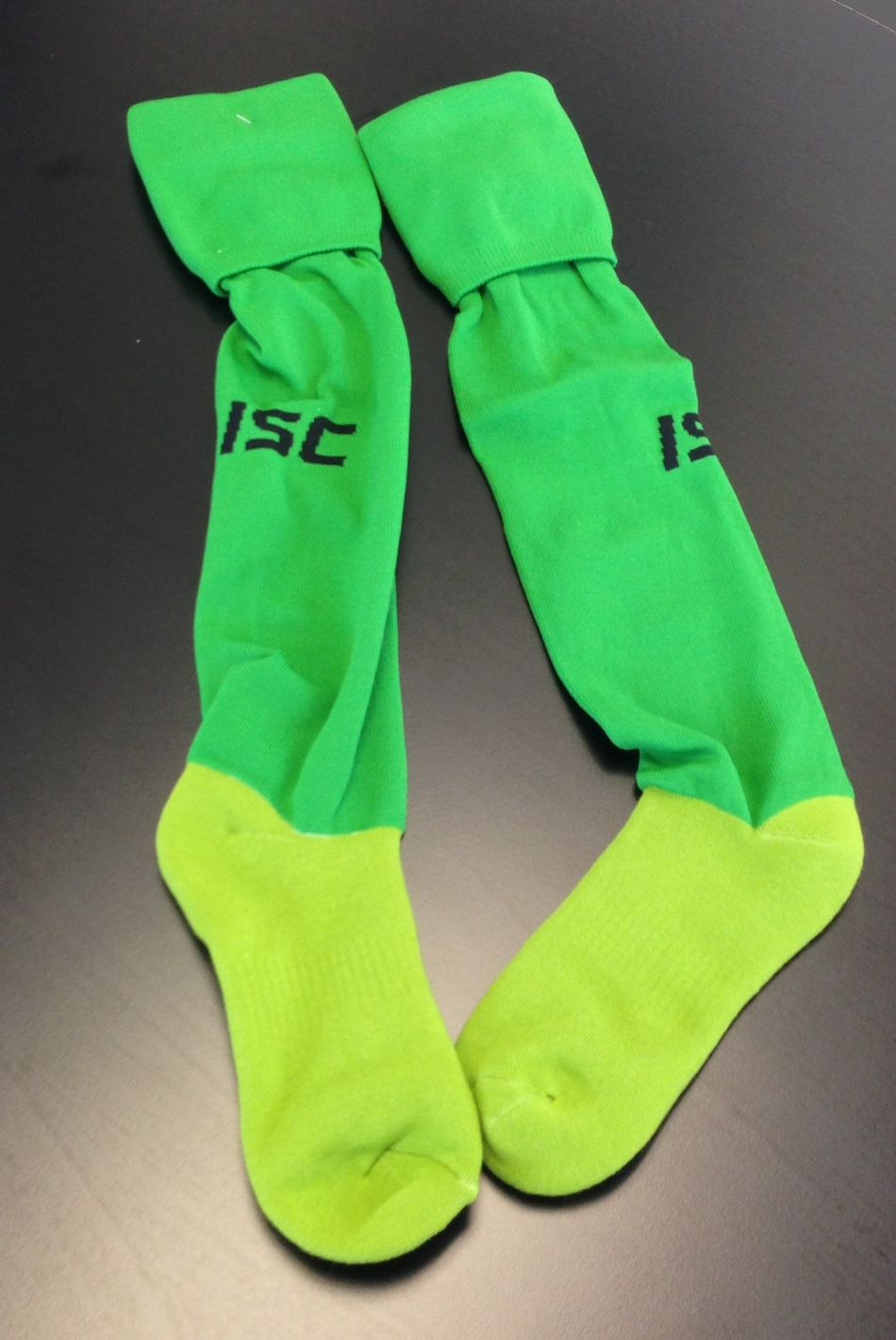Wigan's green socks.