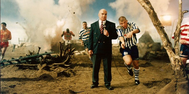 One of Sky's first Rugby League promotions, which featured Stevo.