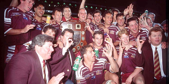 Queensland celebrate in 1995