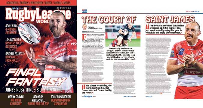 Rugby League World Issue 471 (April 2022) - Click here to order