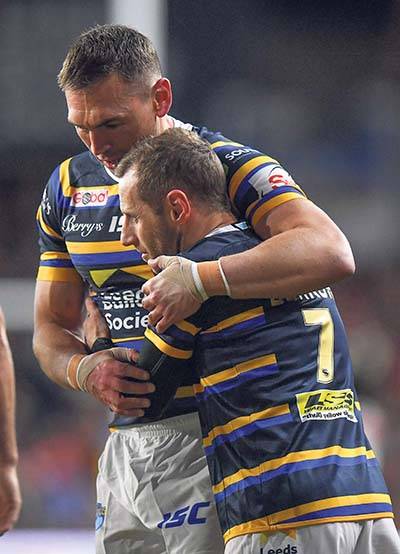 Kevin Sinfield and Rob Burrow.