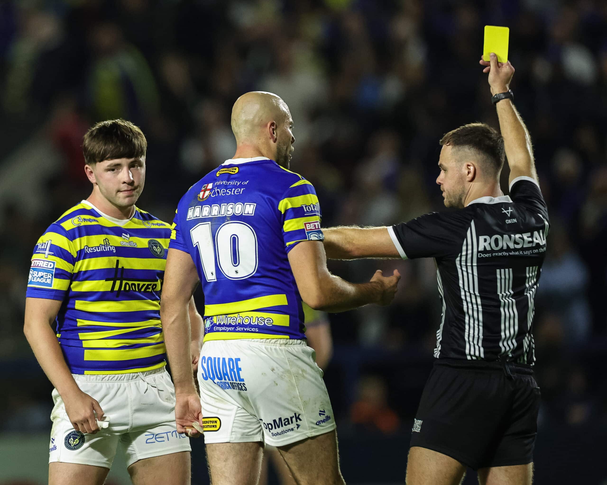 Warrington Wolves and Huddersfield Giants men banned